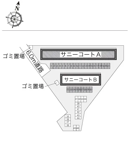 レオパレスサニーコートA - chỗ ở sinh viên tại Thành phố Takizawa