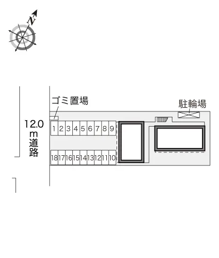 レオパレス沖野 3