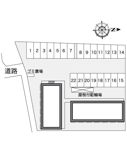 レオパレスペイサージュ北島 2