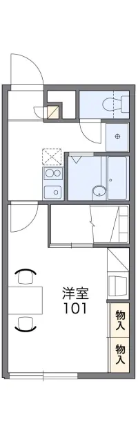 レオパレスハーベストコート見山 1
