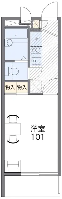レオパレスベルグランデＡ 1