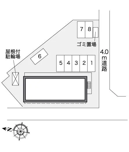 レオパレスラフィネ北町 2