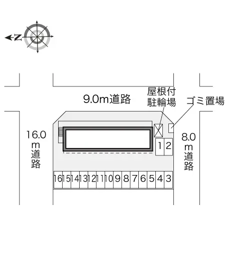 レオパレス自由ヶ丘 2