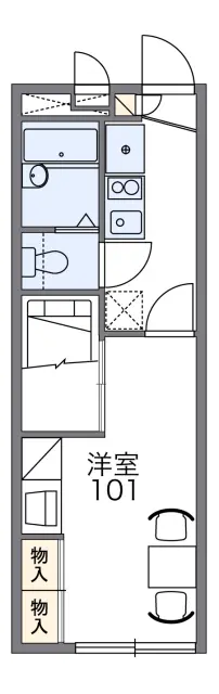 レオパレスＮＩＳＨＩＨＡＲＡⅡ 1