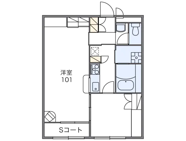 レオパレス勝浦川 1
