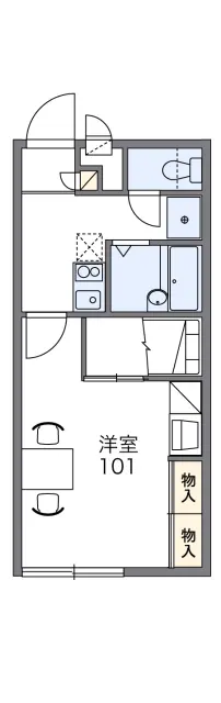 レオパレスアドミラブールⅡ 1