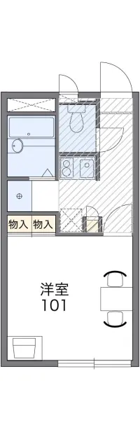 レオパレス髙樹グリーンともべⅢ 1