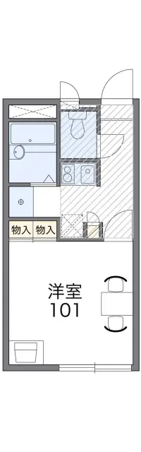 レオパレスランディーヌ河辺 1
