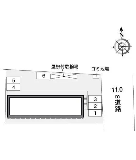 レオパレスフローラ　六坊 2