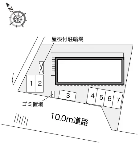 レオパレスネスト鳶尾 3