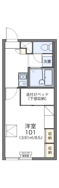 レオパレス金堀１６ 1