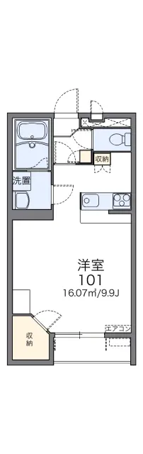 レオパレスラクレⅠ 1