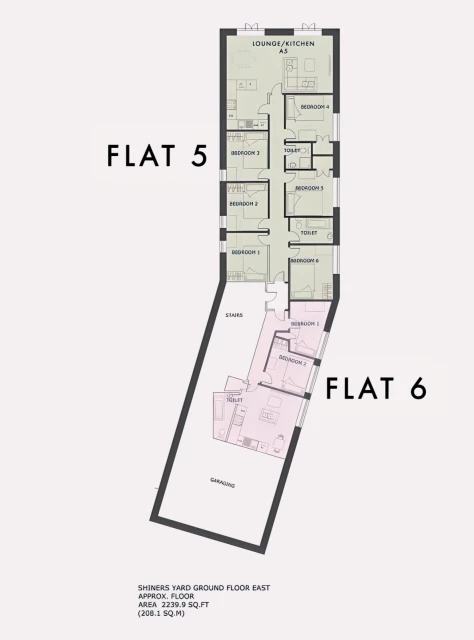 Flat 6 Shiners Yard, 123 Jesmond Road