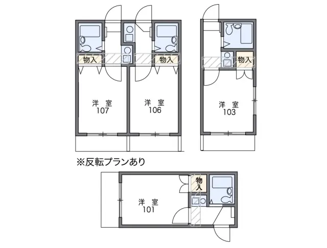 レオパレス瓢箪山第５ 1