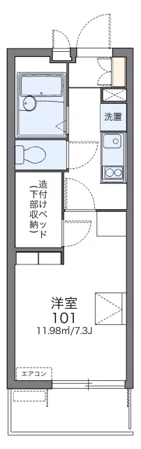 レオパレスエスペランサⅤ 1