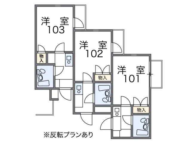 レオパレスＲＸ山科 1