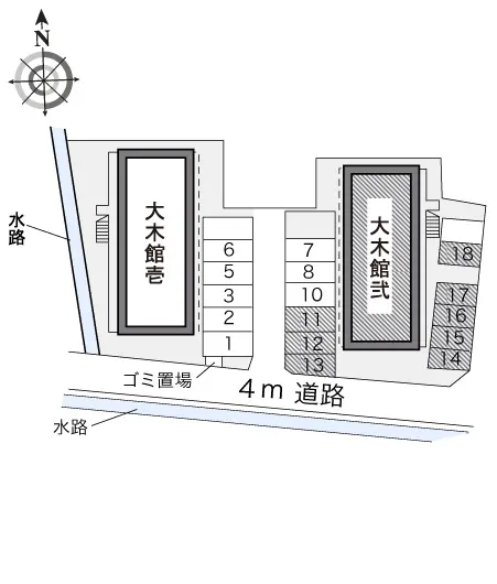 レオパレス大木館弐 2