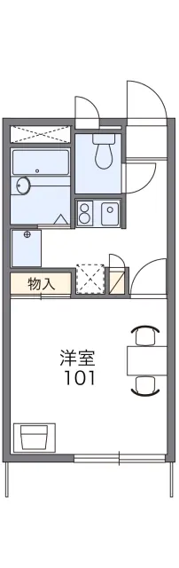 レオパレスハーモニーⅠ 1