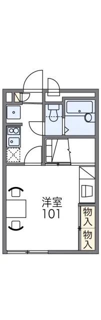 レオパレス西岡本２番館 1