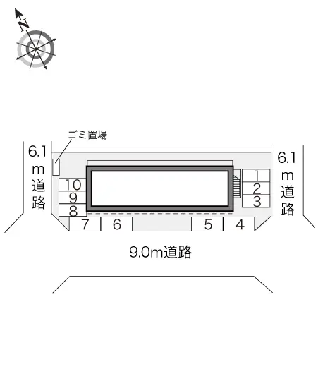レオパレスサンハイム福久 2