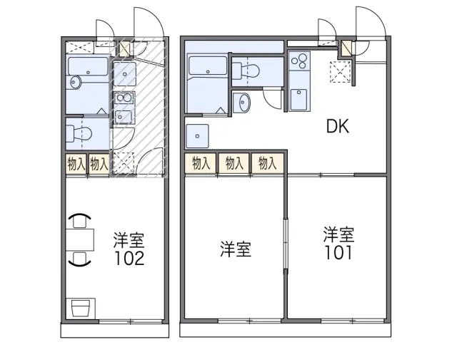 レオパレスＺＩＯＵＮ　ＴＲＥＳ 1