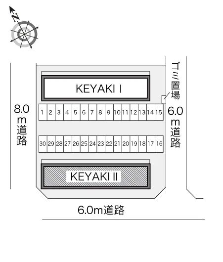 レオパレスＫＥＹＡＫＩ　Ⅱ 2