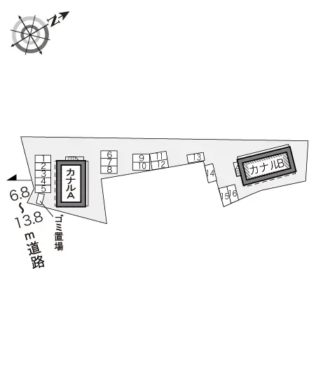 レオパレスカナルＢ 2