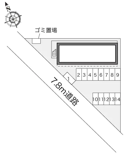 レオパレスサン平井Ⅱ 3