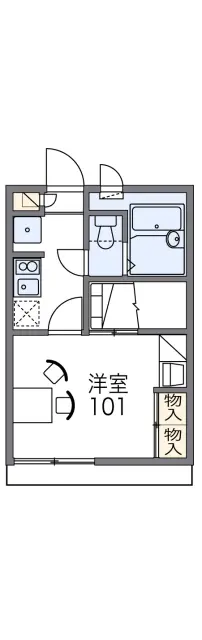 レオパレスあやめ池疋田 1