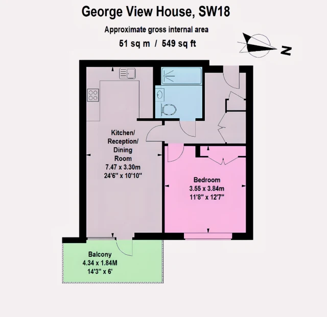 George View, Knaresborough Drive, SW18