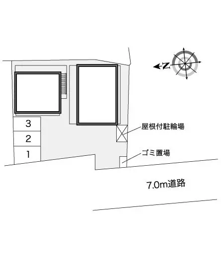 レオパレスＧＬＡＮＺ　ＯＢＥＲ 2