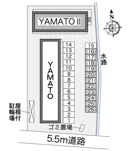 レオパレスＹＡＭＡＴＯⅡ　　 2