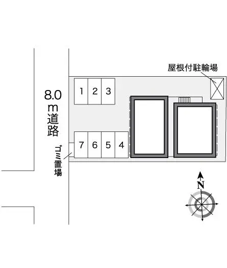 レオパレス里塚ベストフラット 2