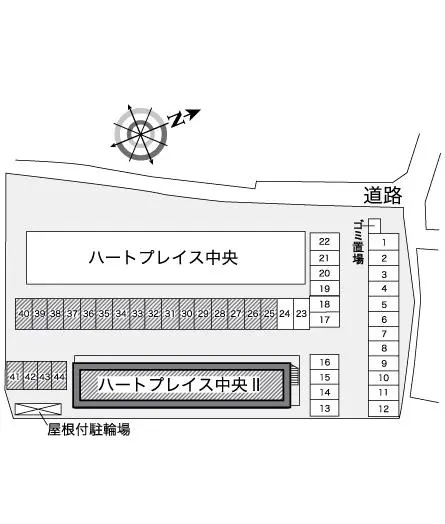 レオパレスハートプレイス中央Ⅱ 2