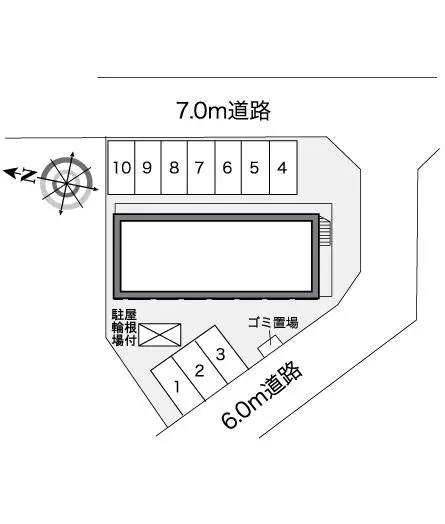 レオパレス吉春Ⅱ - chỗ ở sinh viên tại Thành phố Moriya