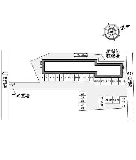 レオパレスサニーコート北新田 3