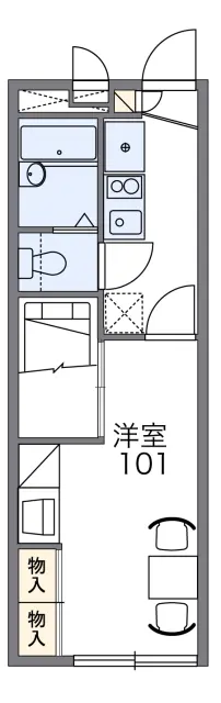 レオパレスヒルズ日野Ⅱ 1