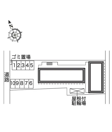 レオパレスプランドール　長岡 2