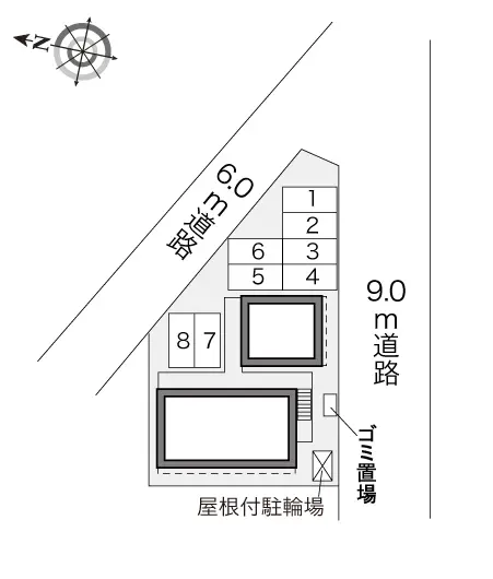 レオパレスＷｉｎｇ福田町 2