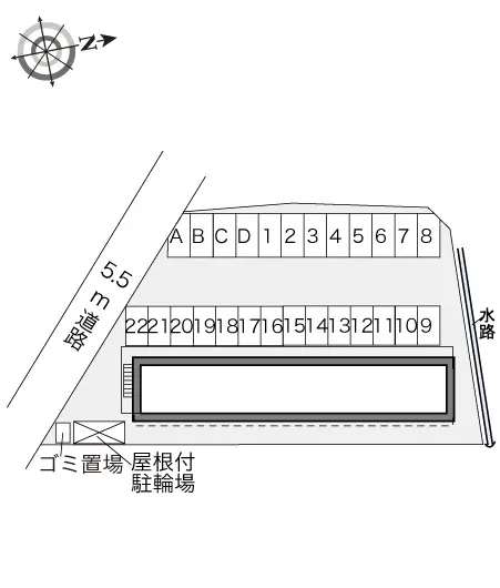 レオパレスＲａｃｏｏｎＤ６愛荘 2