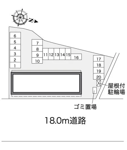 レオパレスＶＩＳＴＡⅡ 3