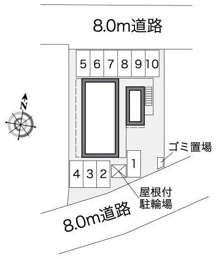 レオパレスリバーサイド桂木 2