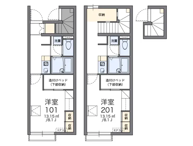 レオパレスかたびら新町　Ⅱ 1