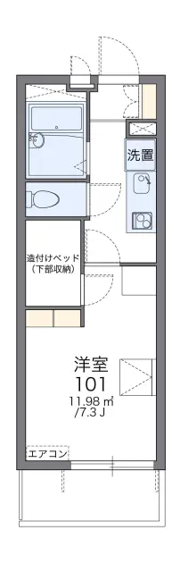 レオパレスクイーンハイツ小山 1