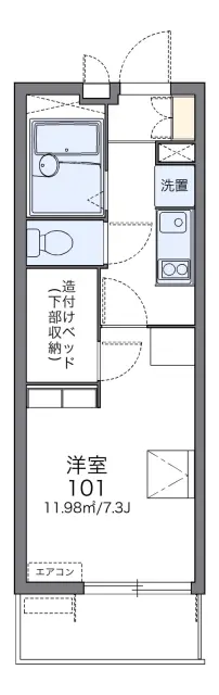 レオパレスエレガント　ライフ 1