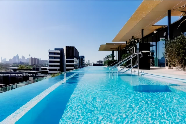 18 O'Dea Avenue - alojamiento para estudiantes en Sídney - piscina